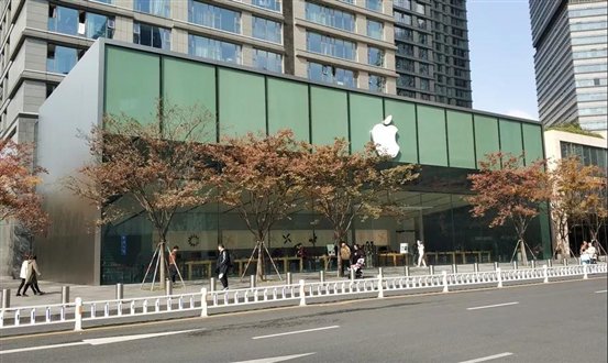 超级间隔条工程案例四杭州万象城苹果店